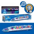 thumbnail image 4 of Fesfesfes Clearance Luminous Gear Train Set,Gear Transparent Tracks, Early Educational Musical Train Set Birthday Gift Train Children Boys Toys A, 4 of 5