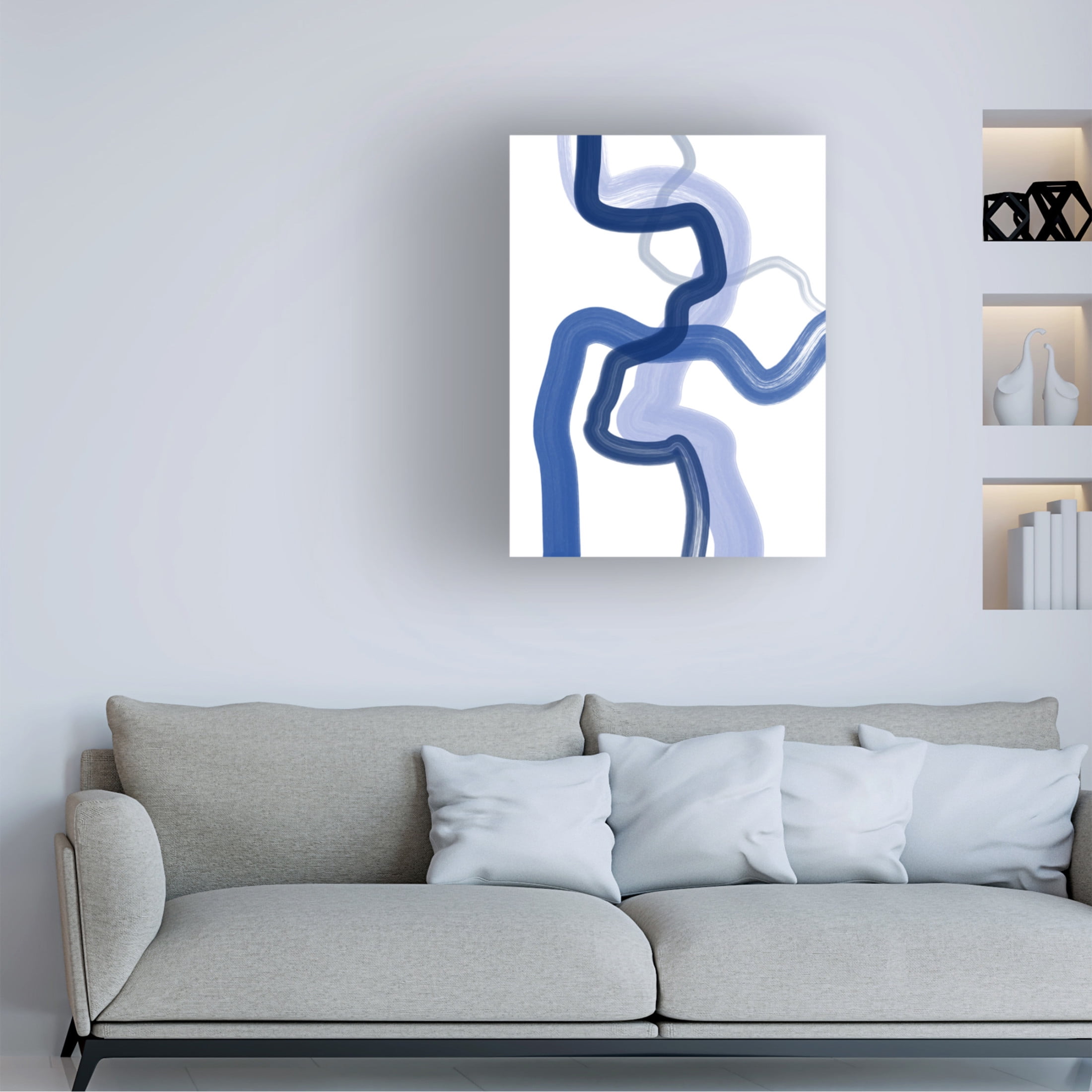 Trademark Fine Art Elena Ristova Indigo29 Canvas Wall Art