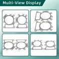 thumbnail image 2 of CSYANXING 31C777 31Q777 33R877 Lawn Mower Engine Valve Gasket Kit Replaces 794152 & 690190 Metal Parts for Briggs Stratton, 2 of 9
