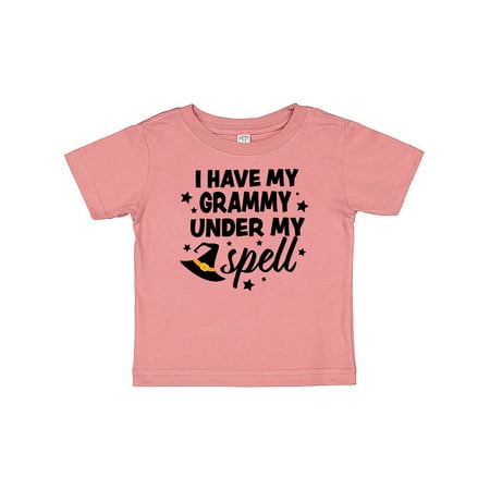 

Inktastic I Have My Grammy Under My Spell with Cute Witch Hat Gift Baby Boy or Baby Girl T-Shirt