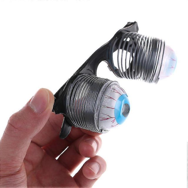 ZHAOCHENG Juguetes divertidos de broma y bromas prácticas, gafas con forma de globo ocular que saltan hacia afuera, juguete de broma aterrador de terror para niños adultos, regalo para niños