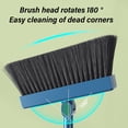 thumbnail image 5 of Broom with Dust Pan,Stand up Dust Pans with Long Handle Broom and Dustpan Combo Set for Home Kitchen Shop Indoor Commercial Heady Duty Upright Lobby Dustpan, 5 of 9