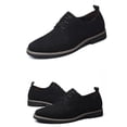 thumbnail image 7 of Tawop Dress Shoes for Men Faux Leather Casual Suede Black Size:5.5, 7 of 7