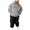 A-Grey17, variant on YuYuBao Toddler Girls Outfits Sets Hooded Tracksuit Hoodie Sweatshirt Sweatpants Sets Unisex Kids Two Piece Outfits