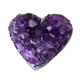 thumbnail image 2 of Isvgxsz Amethyst Crystal Cluster Heart Stones and Healing Crystals Gemstones Natural Amethyst Stone Mineral Geodes Reiki Energy Gifts for Women Men, 2 of 4