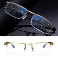 thumbnail image 4 of Lector de presbiopes de lectura inteligentes corrección de Oro SM SunniMix Gafas multifocales, 4 of 8
