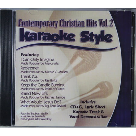 Contemporary Christian Hits Volume 2 Daywind Christian Karaoke Style NEW CD+G 6 (Best Contemporary Christian Music)