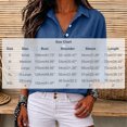 thumbnail image 4 of Stamzod Long Sleeve Tops for Women Dressy Casual Corduroy Button Up Shirt Fall Fashion Collared Work Blouse with Pocket, 4 of 8