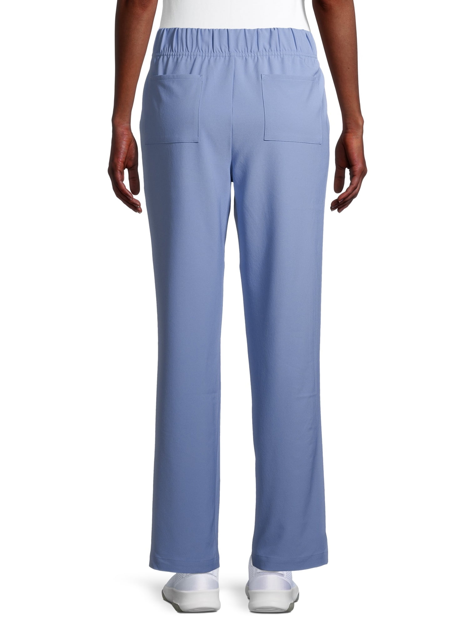ClimateRight by Cuddl Duds Modern Fit Straight-Leg Flat Front Scrub Pant (Women's and Women's Plus), 1 Count, 1 Pack
