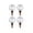 C, variant on Watering Globes, Self Watering Spikes For Plants With Slow Drip Design, Clear And Black Ball Irrigation Inserts For Potted Plants And Succulents, 2-Pack