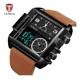 thumbnail image 2 of Reloj Impermeable For Hombre Con Correa Cuadrada Grande, 2 of 7
