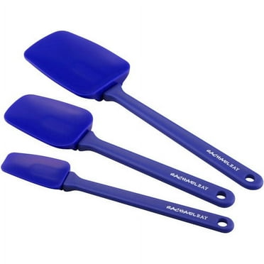 Rachael Ray 3-Piece Silicone Tools & Gadgets Spoonula Set, Blue