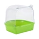 thumbnail image 1 of Greeniant Bañera de plástico para pájaros para loros, caja de baño para loros antideslizante y estable, resistente y duradera Aseo de mascotas verde, 1 of 2