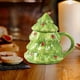 thumbnail image 5 of Taza de Café de Cerámica con Diseño de Árbol de Navidad, Suministros Prácticos para La Vida Familiar., 5 of 5