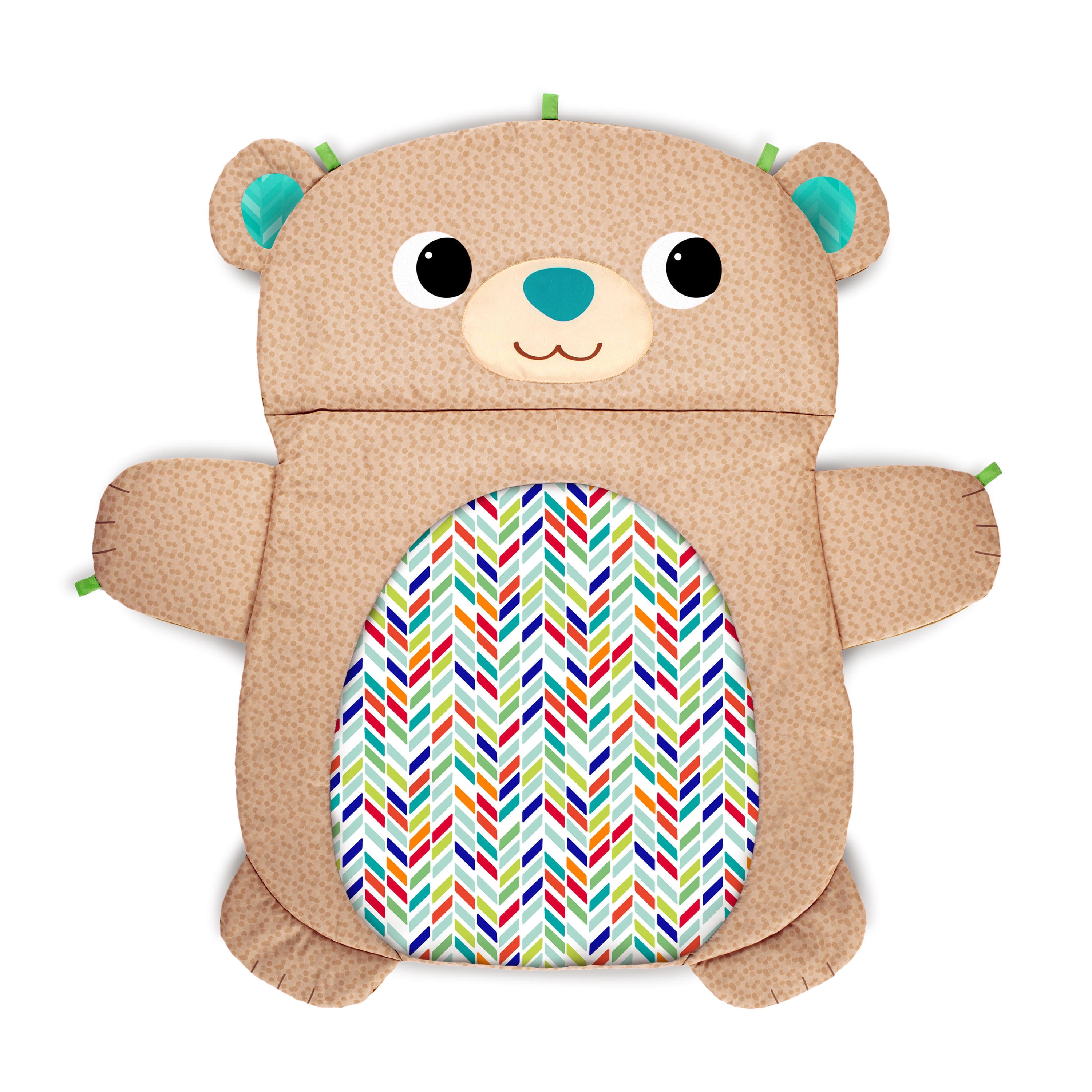 bright starts tummy time prop & play mat
