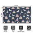 thumbnail image 5 of Dark Blue Princess Unicorn Pattern Door Rugs,Washable Non Slip Door Mats Indoor,Decorative Door Mats,Entry Mat Indoor for Entrance,Bedroom,Kitchen,Bathroom,17"x30", 5 of 6
