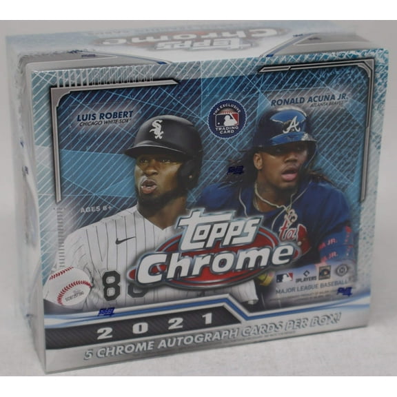 2021 Topps Chrome Baseball Jumbo Box (Hobby) (12/13)
