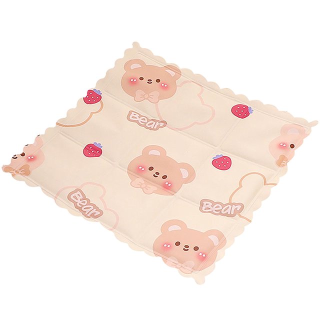 LCXmlly Plant Holder Cartoon Pattern Cooling Cushion Foldable Breathable Leakproof