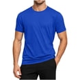 thumbnail image 6 of Cmfcve Plus Size Men's Dry Fit Tops Moisture Wicking Athletic T Shirt Short Sleeve Workout Running Shirts Crew Neck Basic Summer Tee, 6 of 7