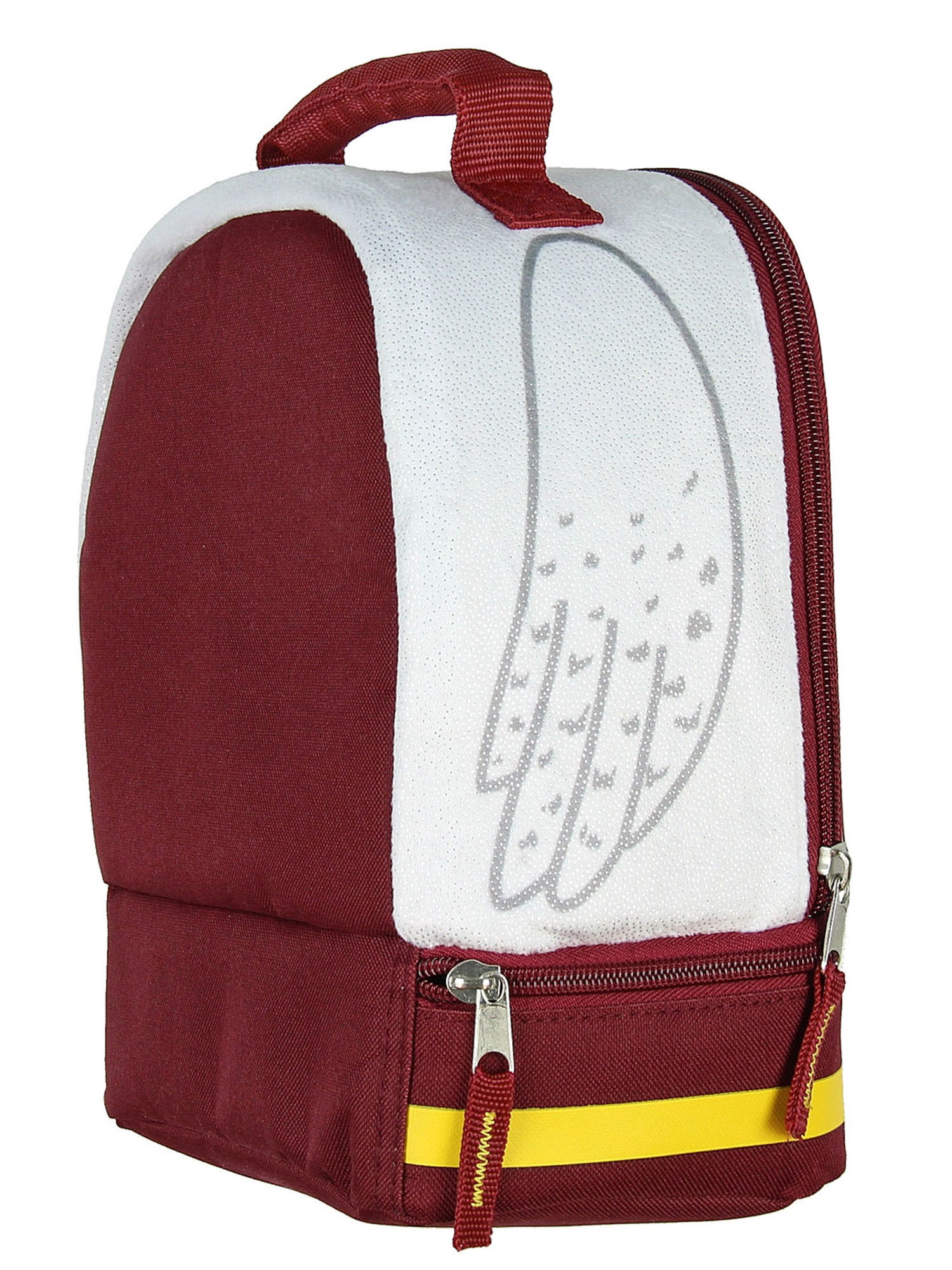 Harry Potter Hedwig the Owl Gryffindor House Dual Compartment Insulated Lunch Box Tote Bag 10"