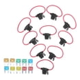 thumbnail image 1 of KIMISS 10pcs Inline Fuse Holder, Blade Fuses Holder ATC/ATO Add-a-Circuit With Fuse For Car ATVs UTVs SUVs Motorcycles, 1 of 8