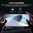thumbnail image 6 of 3 Pack for iPhone 17 Air Screen Protector, 9H Ultra-clear Tempered Glass, Easy Installation, Bubble Free, 6 of 7