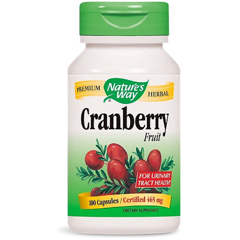Cranberry Fruit Capsules, 465 mg 100 ea (Pack of 2)