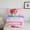 Pink Purple Red Green, variant on Castle Fairy Kawaii Rainbow 2pcs Bedding Comforter Set for Children,Stars Print Twin Comforter Sets,Polka Dots Breathable Bedding Set,Breathable Home Decor