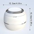 thumbnail image 3 of Dental Ultrasonic Retainer Cleaner Machine: for Denture, Mouth Guard, Night Guard, Aligner, Braces, Toothbrush Head & Jewelry, UV Cleaner with Digital Timer & 2 Modes,Black, 3 of 8