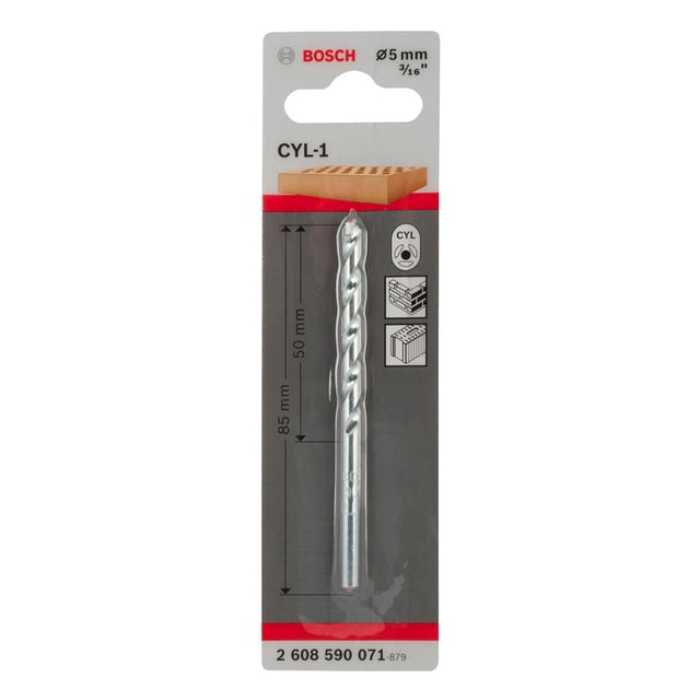 Pack De 3 Broca Para Mampostería Bosch Cyl-1 5X50X85 Mm