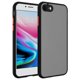 thumbnail image 2 of Funda para teléfono esmerilada con orificios precisos, a prueba de caídas, translúcida, protectora para iPhone, color negro, para iPhone 12, 2 of 12