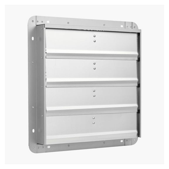 18 Inch Shutter Exhaust Fan - 2200 CFM Wall Mount Attic Vent, Heavy-Duty Steel, Low Noise - for Garage, Shed, Greenhouse Ventilation Cooling