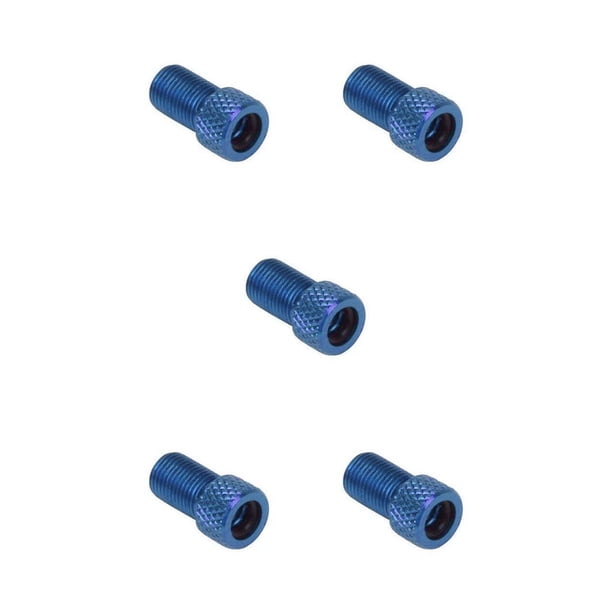 Adaptador de válvula Greeniant 5x Presta a Schrader Azul Material premium