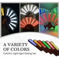 thumbnail image 5 of Boots on The Ground Fan, Party LED Hand Fan, Light up Fans for Line Clacking Dancing for Women Foldable, Line Dance Popping Fans, Hand Fan Glowing Stage Performance, Birthday Wedding Decor (Red), 5 of 8