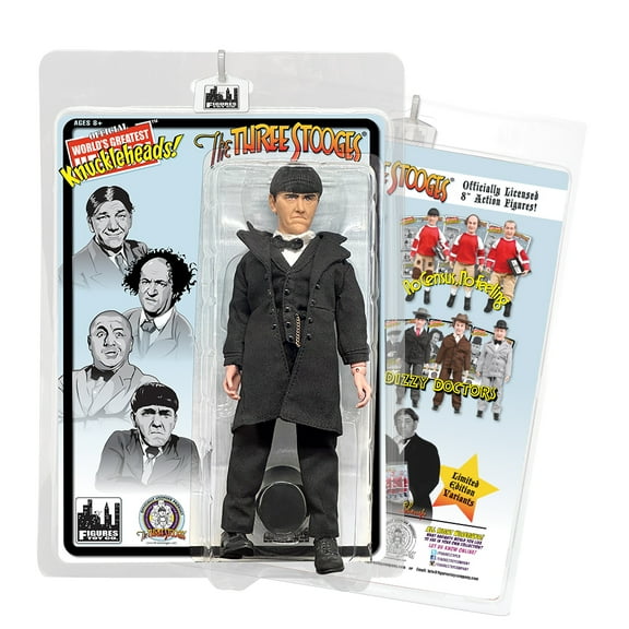 The Three Stooges 8 Inch Action Figures Suit & Top Hat Series: Moe