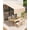 Kaqi, variant on Manual Retractable Patio Awning - Waterproof, Fade & Tear Resistant 280g/m² Polyester - Sturdy Aluminum Frame, Crank Handle - Sun Shade for Deck, Porch, Balcony, Garden, Outdoor Dining