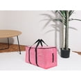 thumbnail image 7 of Unique Bargains 1 Pack Clothes Storage Bags Moving Bags Pink 27*14*15in, 7 of 7