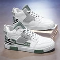 thumbnail image 3 of Men'S New Winter High-Top Sneakers  Youth Casual Sports Shoes, Fashionable & Versatile Footwear, Upper, Rubber Sole, | Korean Style Trendy Skateboard Shoes, Lace-Up Closure, 3 of 5