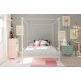 thumbnail image 3 of DHP Canopy Metal Bed, Full, Off White, 3 of 11