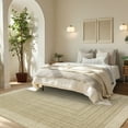 thumbnail image 4 of Nasitip Modern Geometric Stripe Camel 8'x10' Area Rugs for Living Room Soft Low Pile Non-Sliping, Machine Washable, 4 of 7