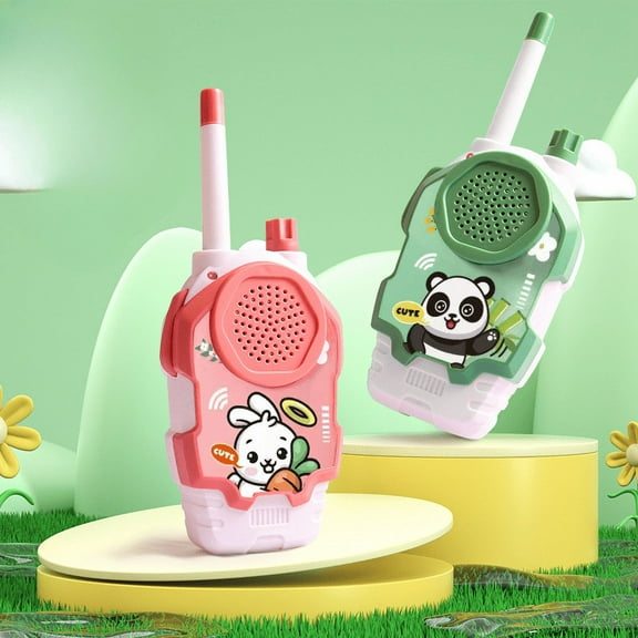 2024 Rechargeable Walkie Talkies for Kids, 48hrs Working Time 3 Miles Range 22 Channels 2 Way Radio with Flashlight, Walkie Talkie Toys for 3-12 Year Old Girls Boys, 2 Pack