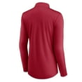 thumbnail image 3 of Women's Fanatics Crimson Oklahoma Sooners Worth the Drive Quarter-Zip Top, 3 of 3