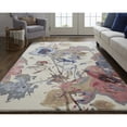 thumbnail image 3 of Feizy Dafney Transitional Floral & Botanical, Blue/Pink/Gray, 3'6" x 5'6" Accent Rug Sheen Fade Resistant Easy Care Casual Watercolor Floor Rug for Living room Bedroom, 3 of 8