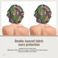 thumbnail image 2 of Kdxio Forest Animals And Plants Pattern Satin Bonnet Silk Bonnet Hair Bonnet for Sleeping Hair Bonnets for Women Curly Natural Hair, 2 of 6