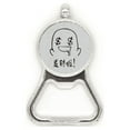 thumbnail image 1 of hacer fortuna negro lindo chat  acero inoxidable metal cerveza tapa sacacorchos, 1 of 3
