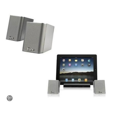 iHome iDM15 Rechargeable Portable Stereo Bluetooth Speakers with Speakerphone