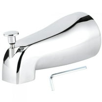 OTVIAP Zinc Alloy Silver Bathtub Faucet