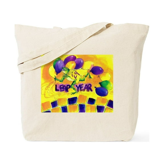 CafePress - Leap Year Balloons Tote Bag - Unisex Canvas Tote Bag, Beige, 1-Piece