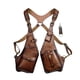 thumbnail image 2 of Bolso de hombro para axila, bolso medieval de doble hombro para axila, bolso tipo funda para teléfono Marrón, 2 of 9