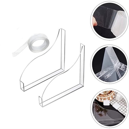 Dvkptbk Splash Guard Shower Backsplash, Self-adhesive Clear Shower ...
